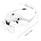 Gafas Lupa Visera Luz Led Recargable Lente Optivisor Aumento