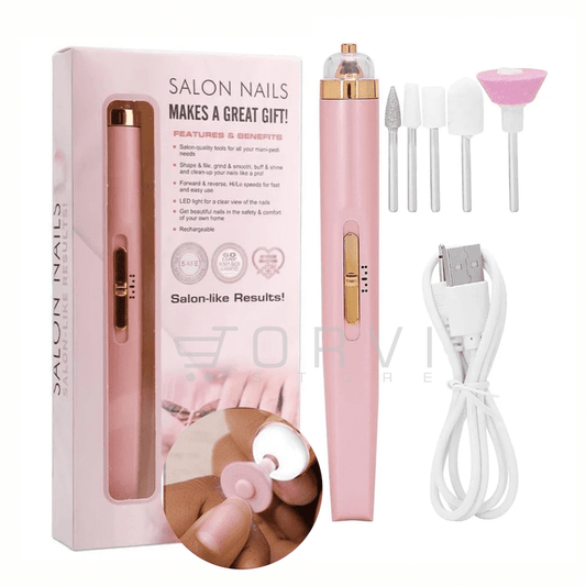 Pulidor Limador De Uñas Eléctrico Recargable Manicure Kit