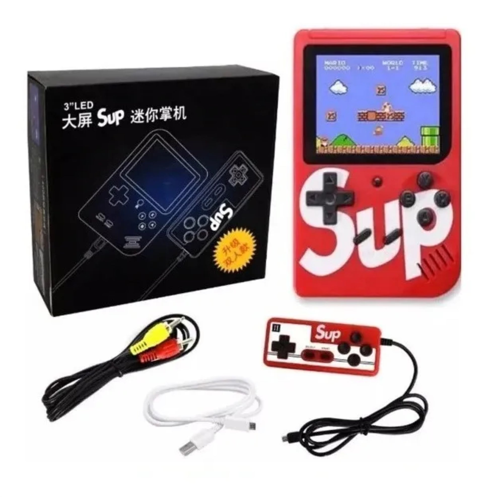 Mini Consola Sup 400 Juegos En 1 Game Box + Control 400