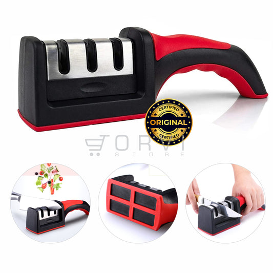 Afilador Cuchillo Ergonómico Acero Inoxidable Sharpener