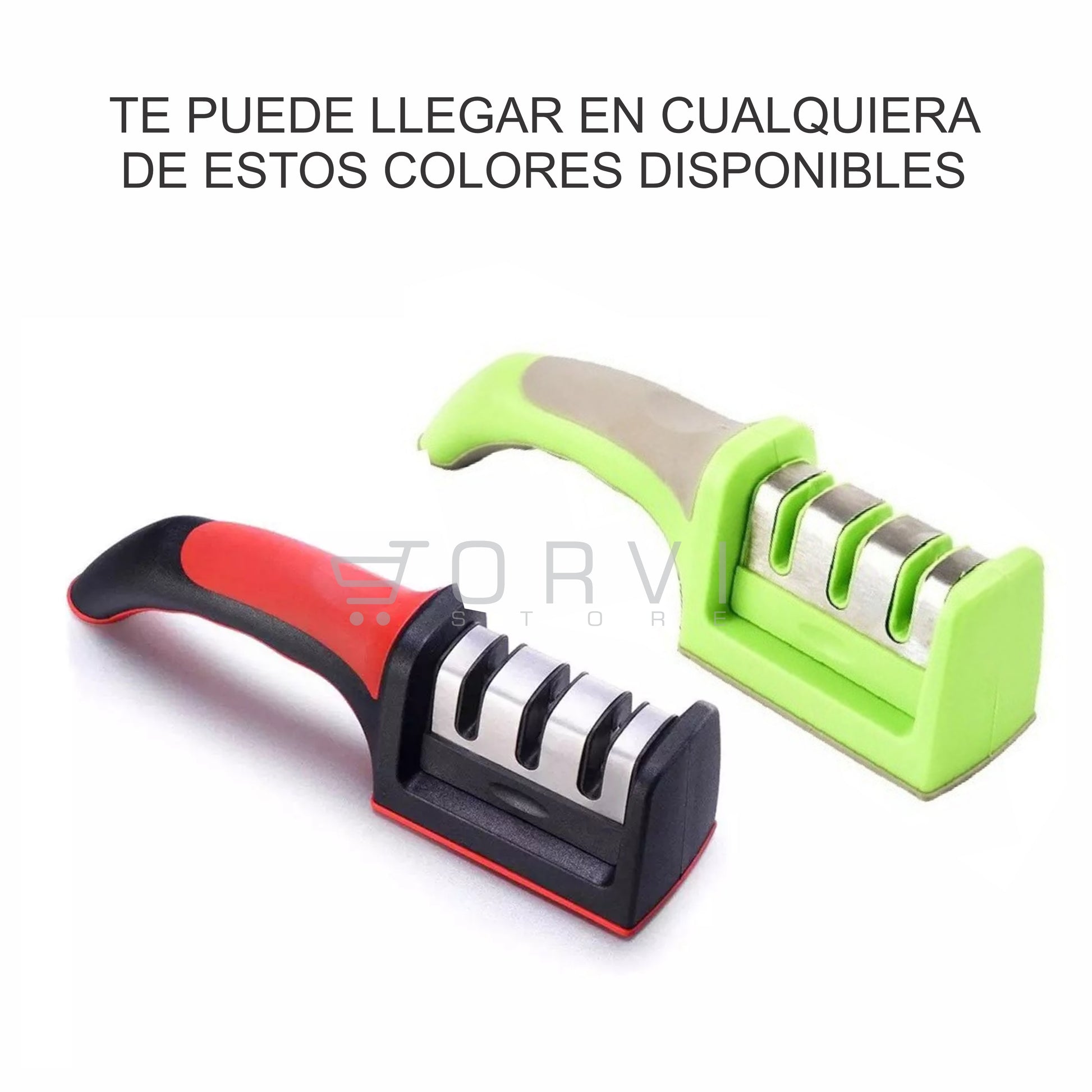 Afilador Cuchillo Ergonómico Acero Inoxidable Sharpener